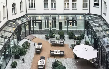 Meeting Guide Berlin, Conference hotel, Inner courtyard hotel at Steinplatz
